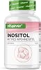 vit4ever Myo-Inositol 1500 mg per Day - High Dose 240 Vegan Capsules - Pure Inositol as an Important Component of Cell Metabolism - Without Unnecessary Additives