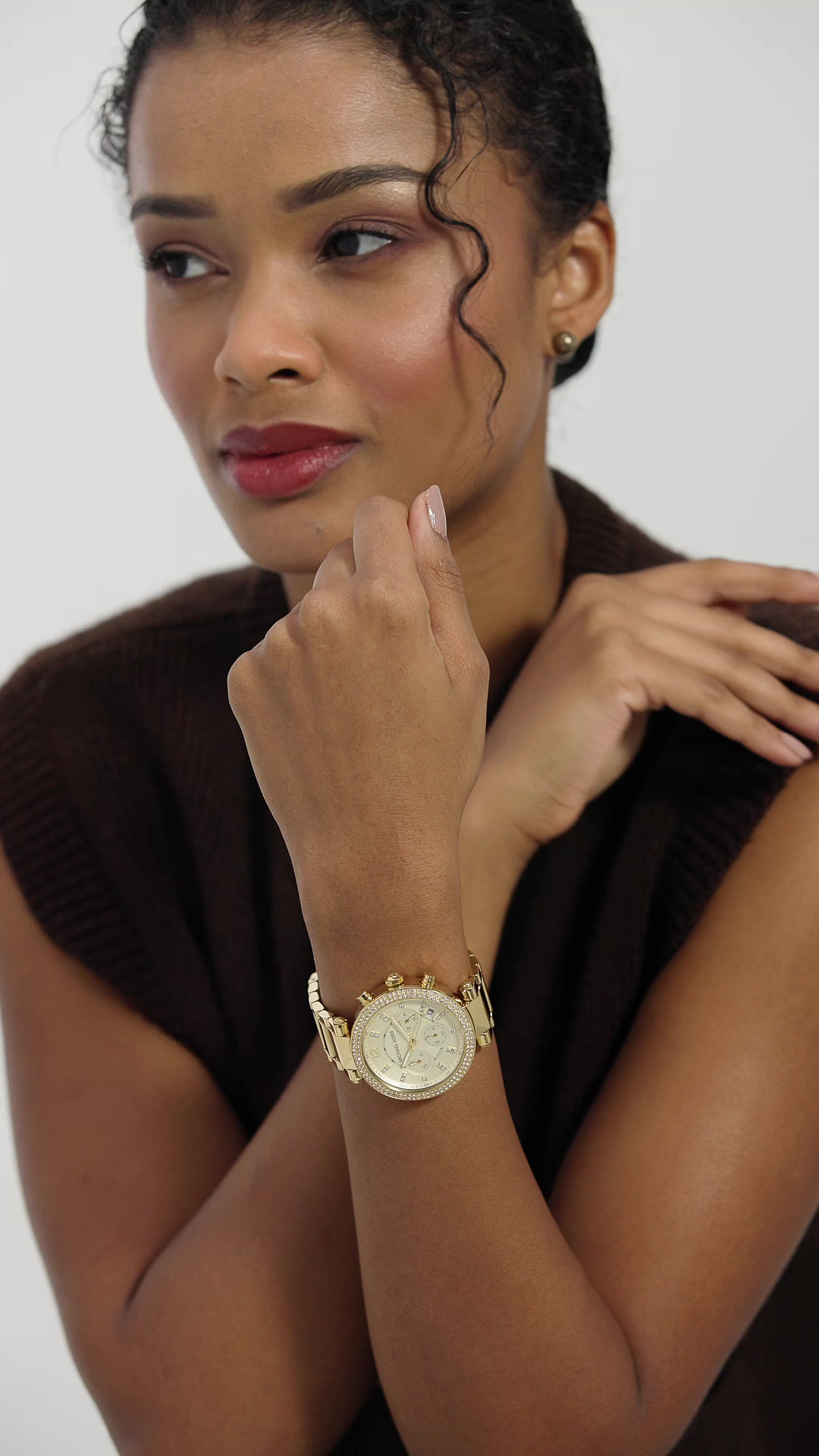 Michael Kors Analog Champagne Dial Women display picture 1