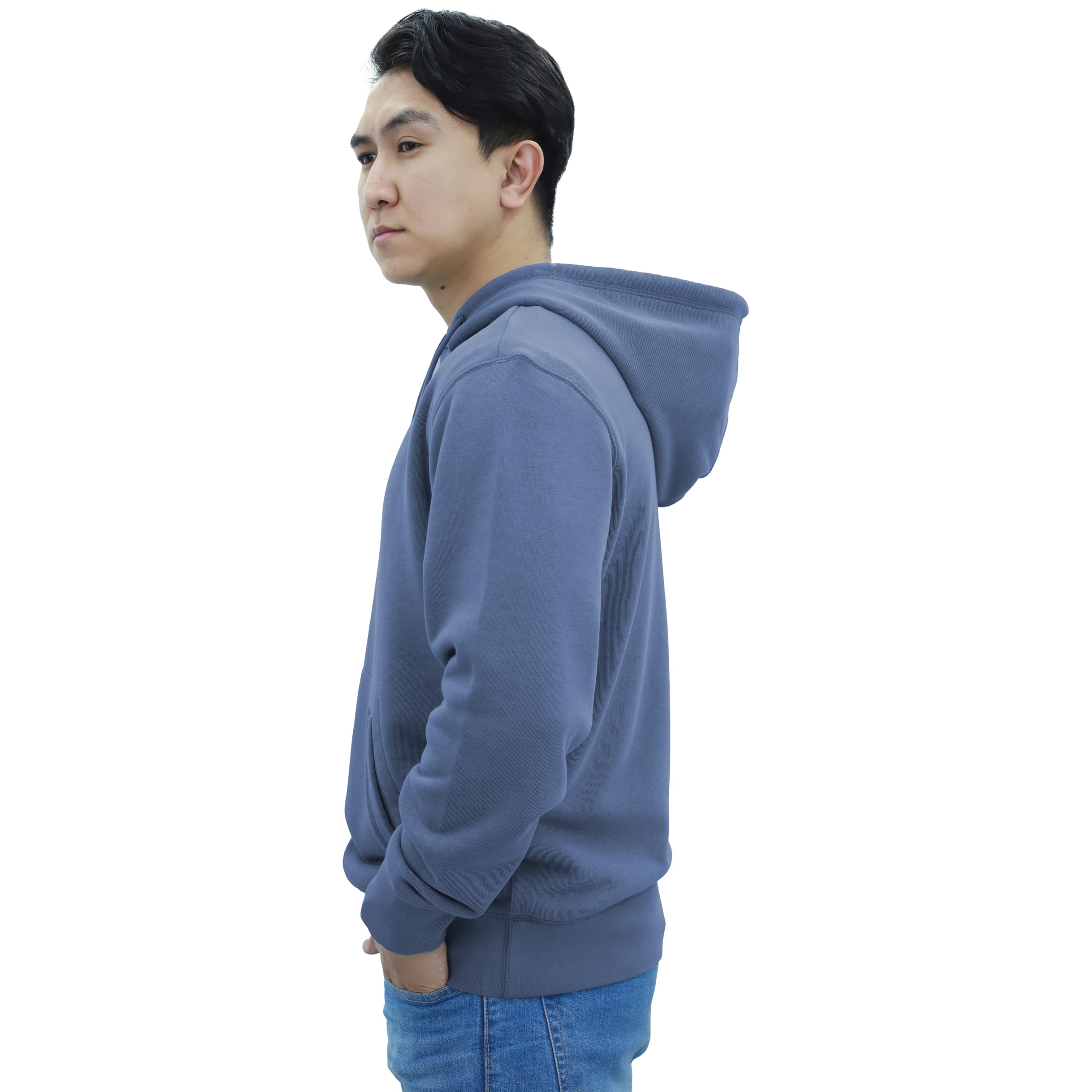 SoftSpun Hoodies for Men UK Premium Grade| 100% Original Plain Mens Hoodies Pullover Year-Round Cotton Fleece Hooded Sweatshirt