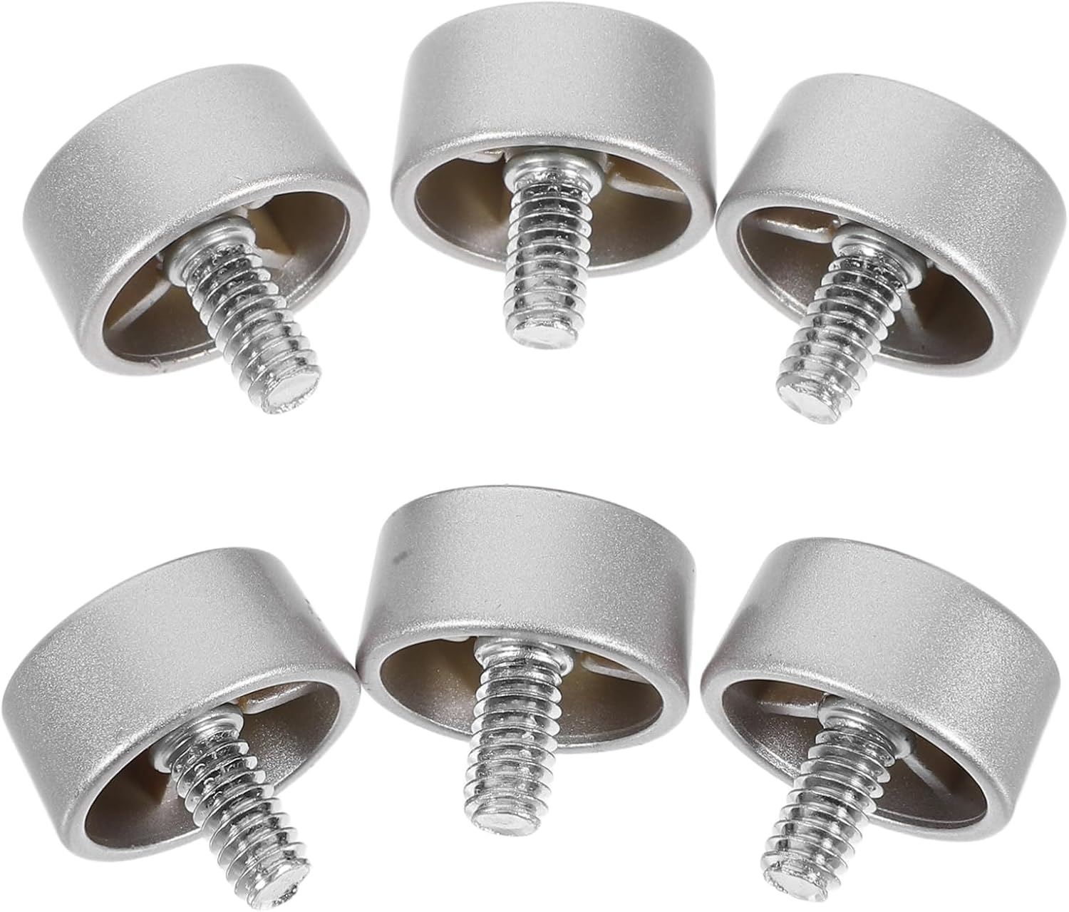 VALICLUD 6pcs Decorative Finials for Curtain Rods Stylish Caps for Drapery Pole Ends Easy Installation and Design for Home Window Treatment