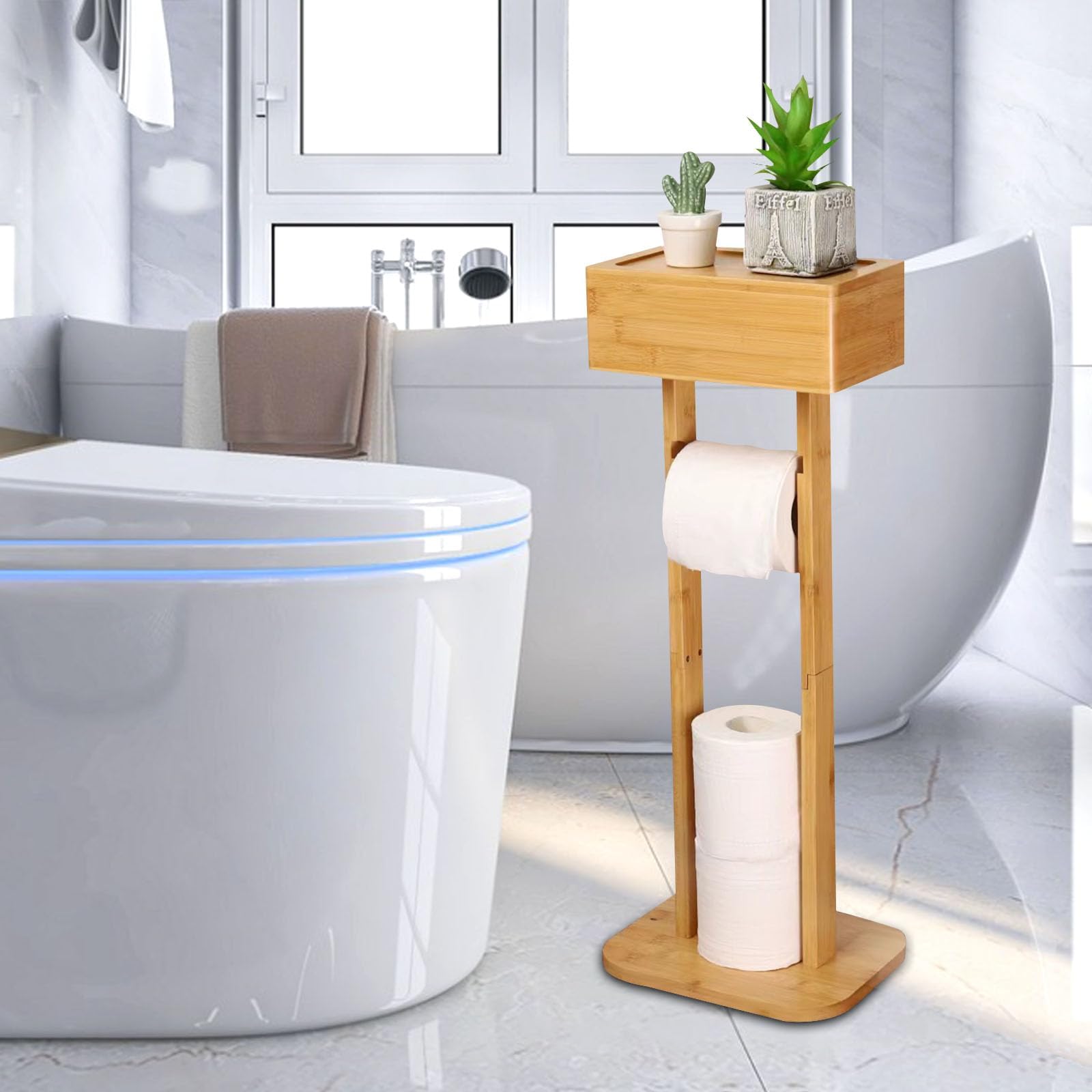 Nickel Toilettenpapier-Rollenhalter Mit Französischer Aufschrift TOILET