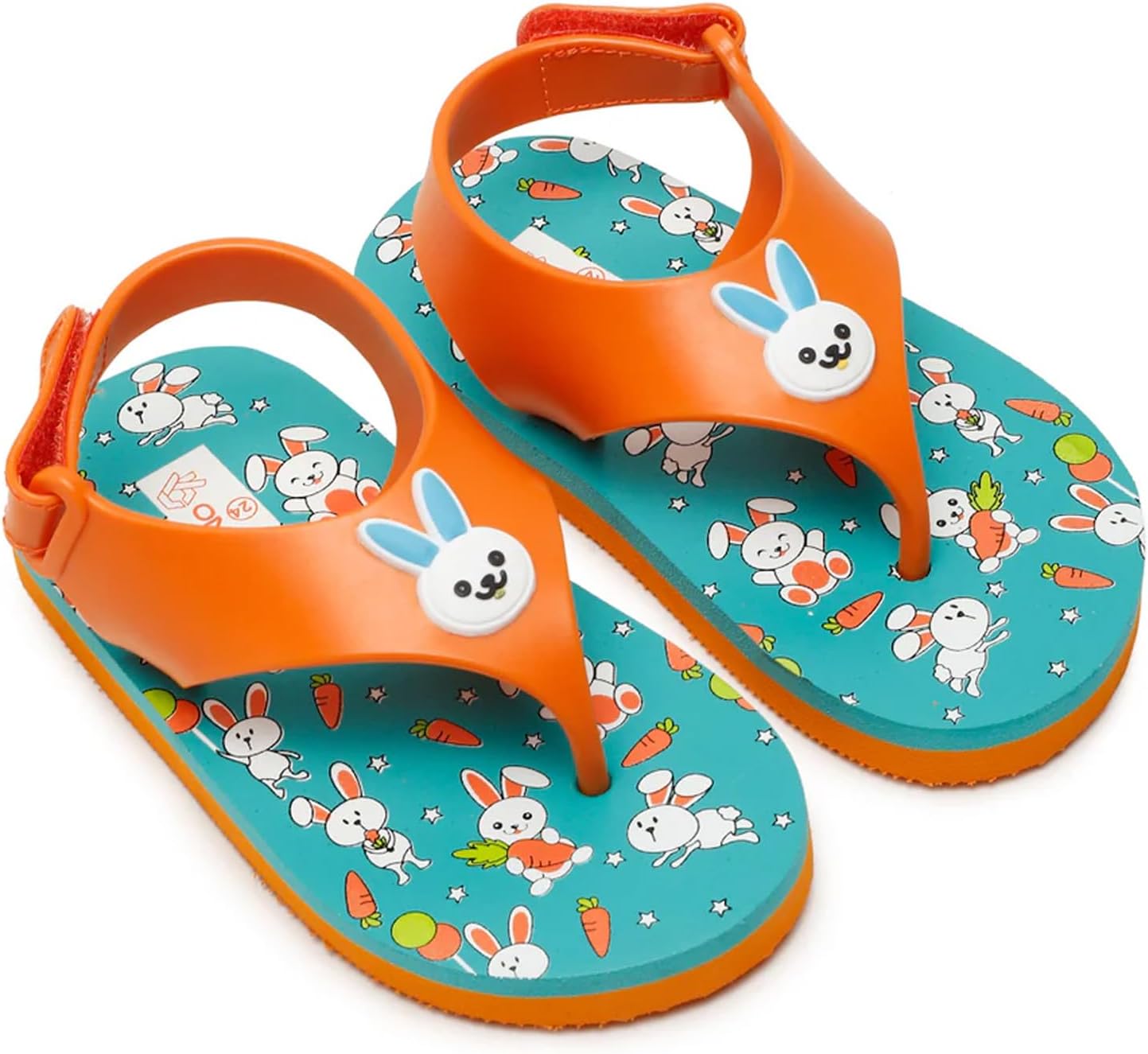 Flip Flop Slippers for Baby Girl and Baby Boy, Indoor and Outdoor Slipper for Kids with Strap