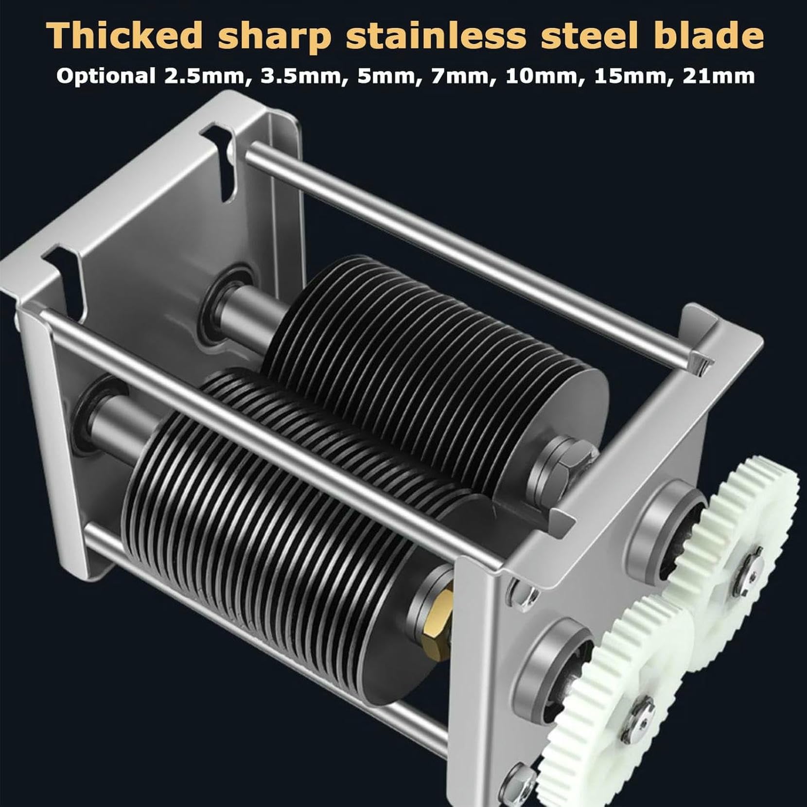Affettatrice elettrica per carne in acciaio inox 850W per pollo manzo pesce