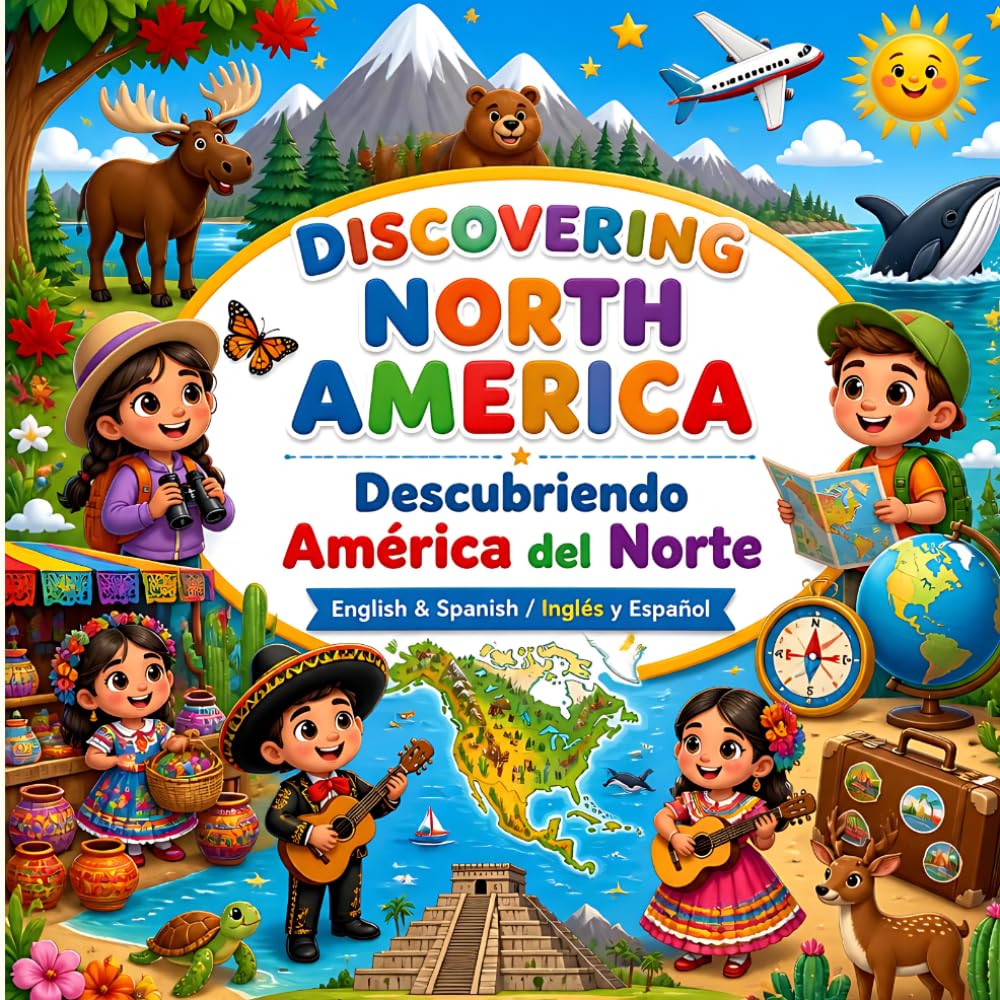 DISCOVERING NORTH AMERICA Descubriendo América del Norte: English & Spanish / Inglés y Español