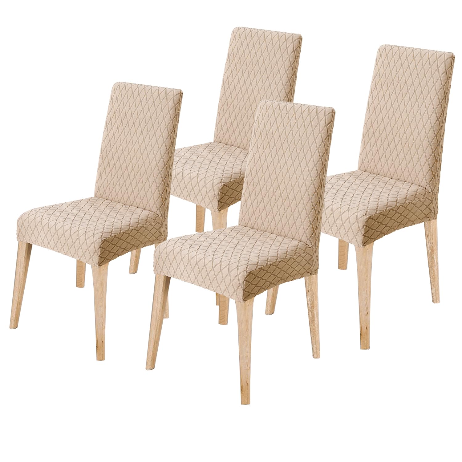 LANSHENG Dining Chair Covers Set of 4,