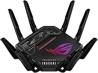 ASUS ROG Rapture GT-BE98 Pro Quad-Band WiFi 7 Gaming Router: 30Gbps Speeds, Dual 10G Ports, Triple-Level Acceleration