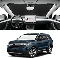 Vista 178 de Parasol de parabrisas de ajuste personalizado para Nissan Titan 2017-2024, bloquea los rayos UV y el calor, parasol de ventana delantera, fácil