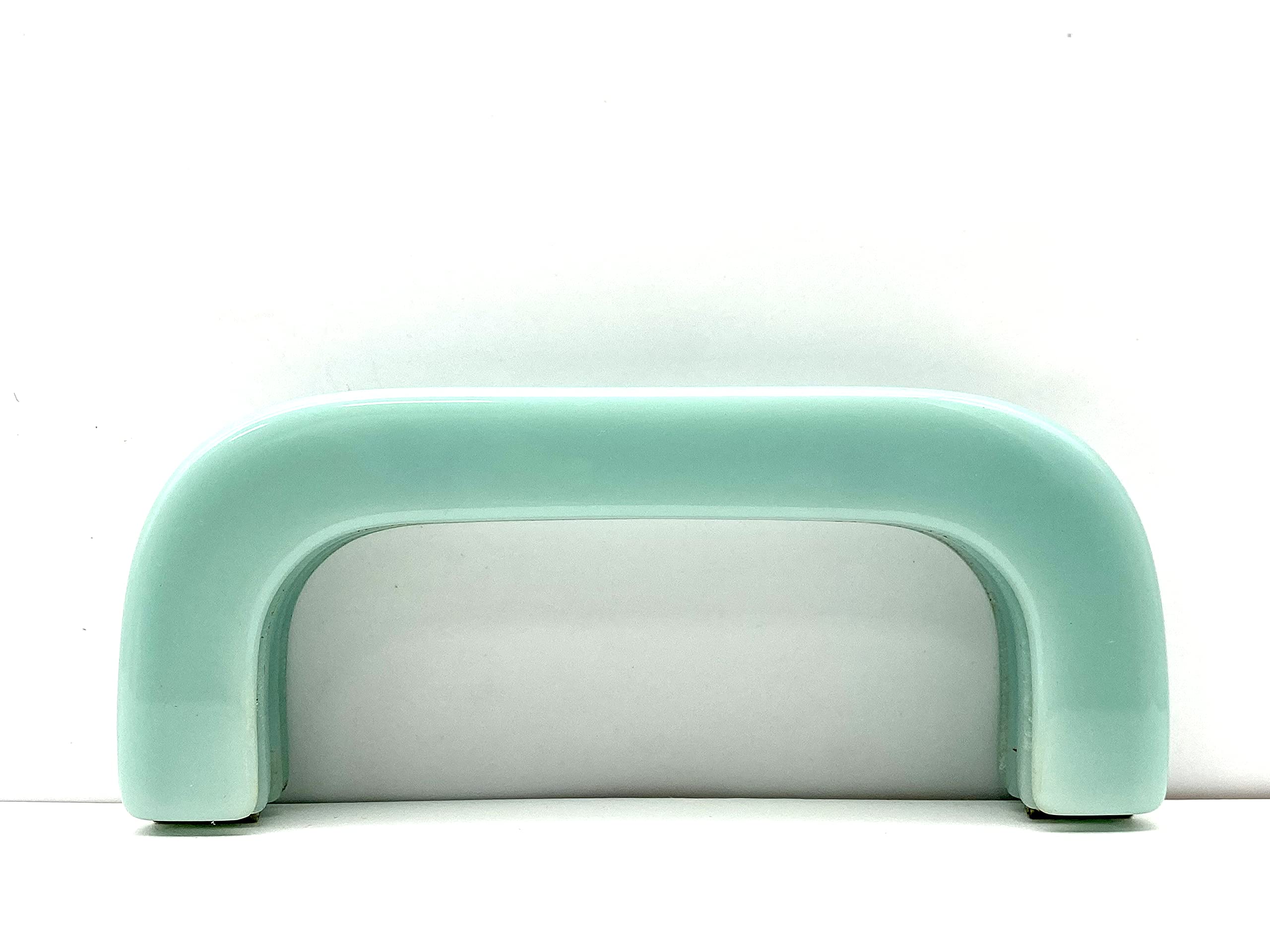 Colle en résine M123 vert clair sac à main dimensions 12,7 x 5,1 cm