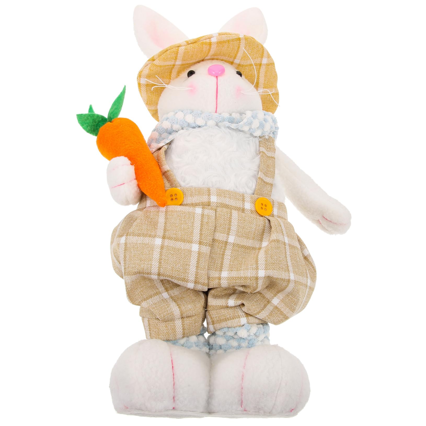 Amosfun Coniglio Pasquale Decorativo Peluche Statua Di Coniglio Carino Per Decorazioni Pasquali e Feste Primaverili Per Adulti Ornamentazione Da Tavolo Per Atmosfera Festiva