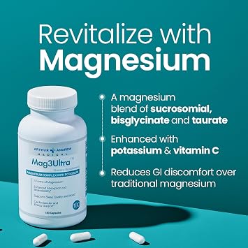 Arthur Andrew Medical, Mag3Ultra, Triple Magnesium, 180 Capsules
