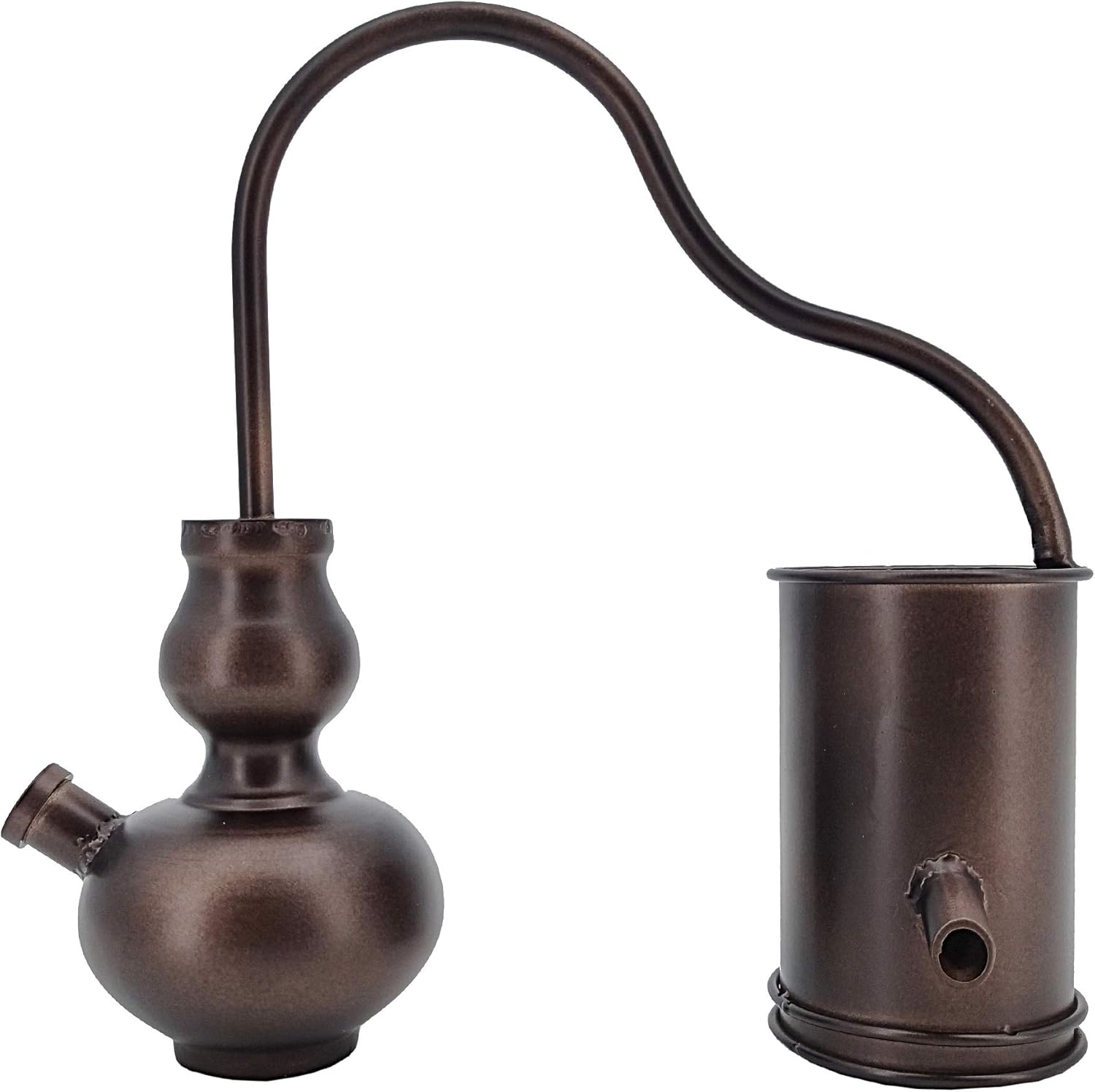 FixtureDisplays® Mobile Mini Wine Set Evaporator Wine Distiller Method Distiller Display Rack 9 1/2" Width X 9" Height X 3 1/8" Deep Product Weight 1.3 Lbs Wine Décor Bar Restaurant Prop 21406-NPF