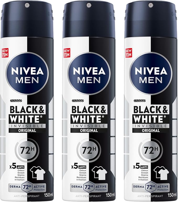 NIVEA MEN Antiperspirant Spray for Men,