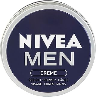 NIVEA MEN Crème hydratante 3-en-1 (150 ml), Crème visage, corps et mains nourrissante pour homme, Soin hydratant enrichi en Vitamine E et Glycérine