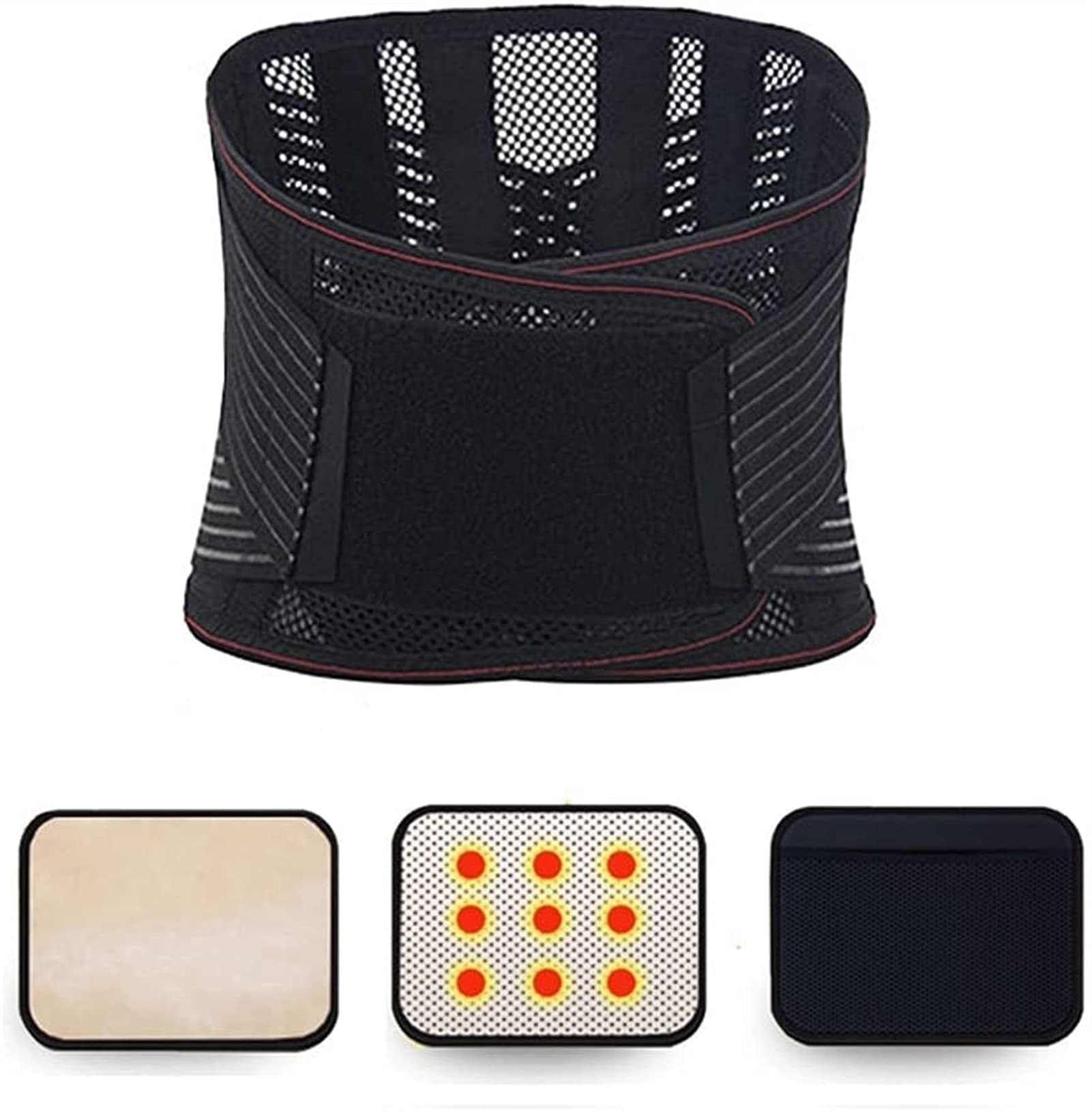 Cinturón De Soporte Lumbar Transpirable Y Ultrafino con Placa De Acero, Protector De Cintura, Faja Adelgazante Sexy, Protección Térmica para Fitness.,