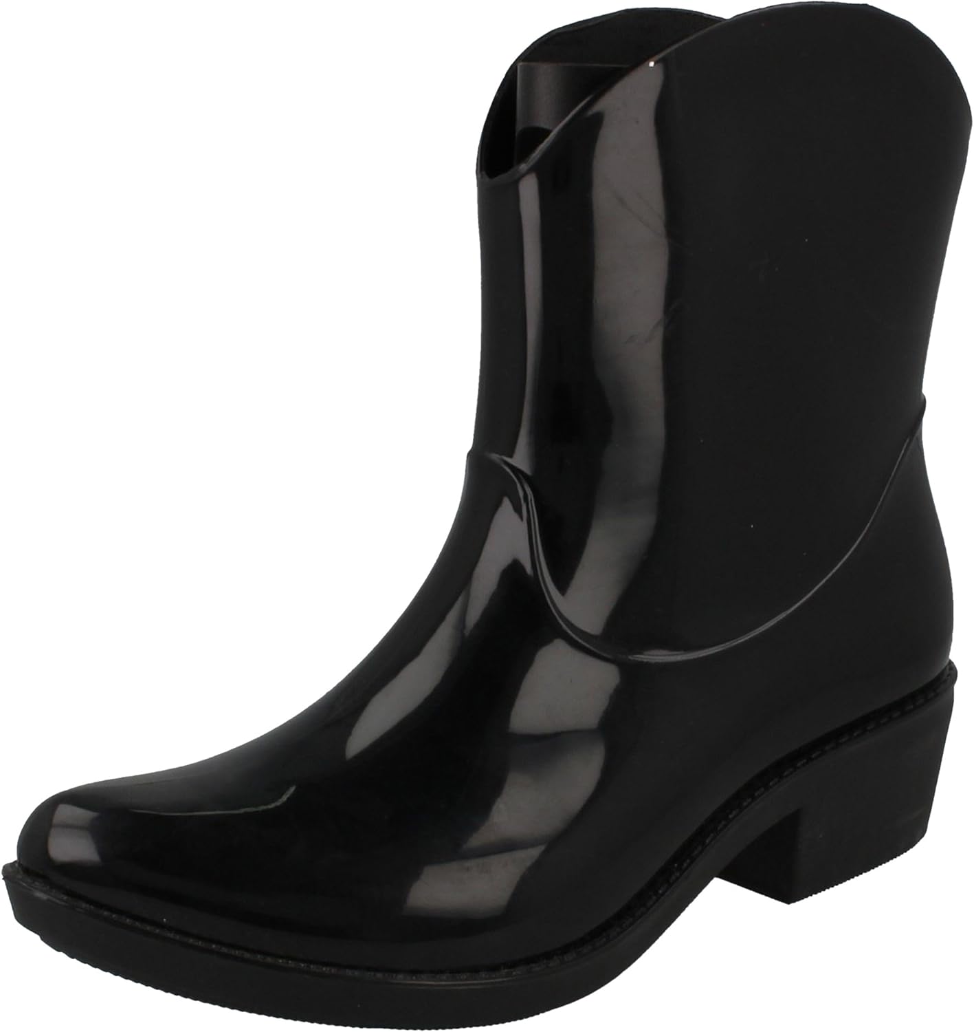 Spot On Ladies Cowgirl Ankle Wellington Boots