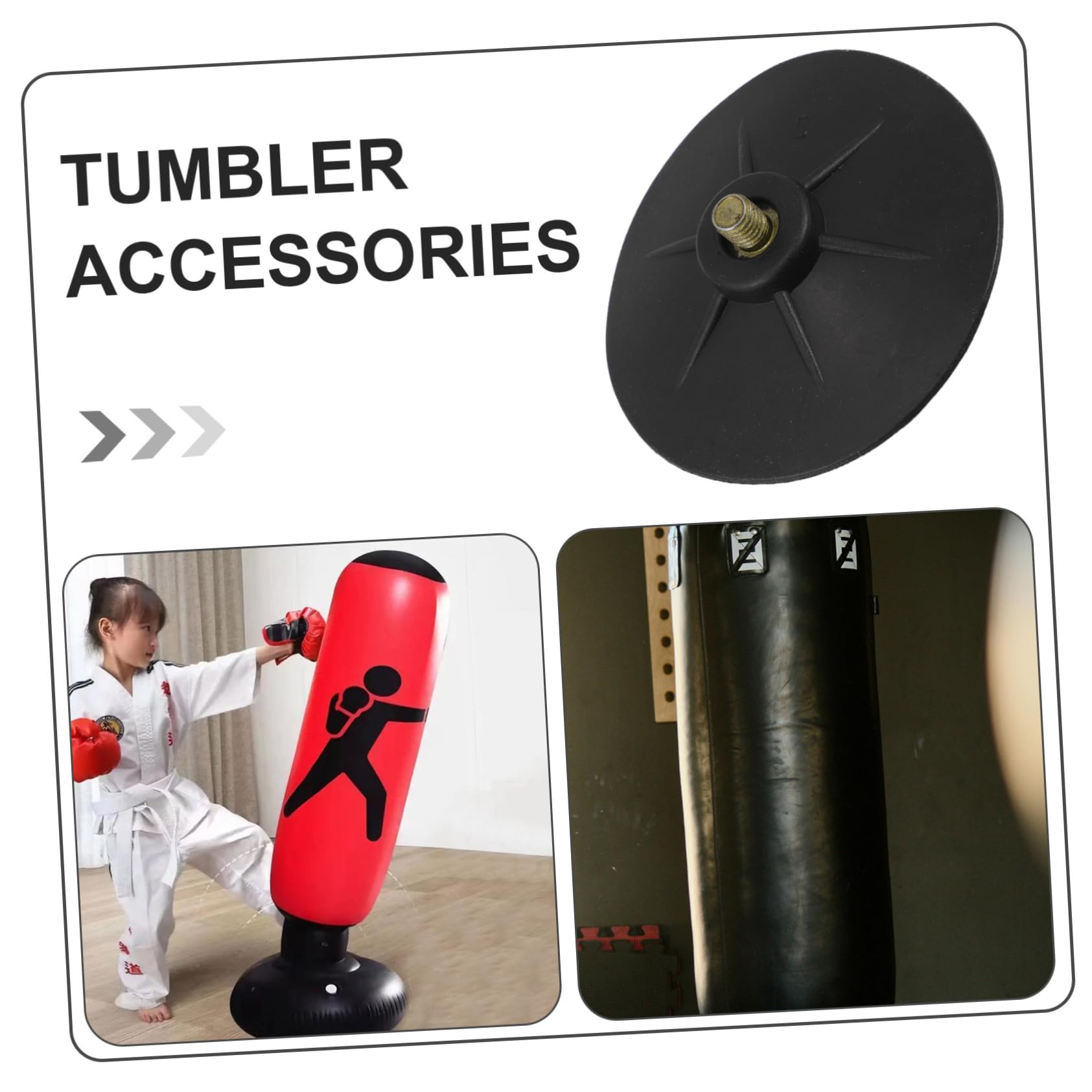 KICHOUSE Base De De Frappe sur Pied Coupelles De Sable Adaptées Aux Exercices De Boxe De Fitness