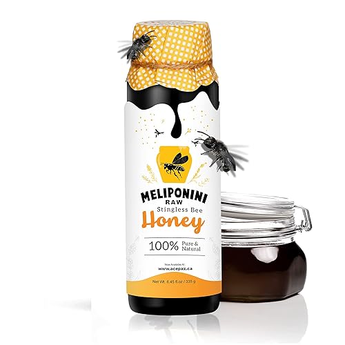 Meliponini miel de abeja sin aguijón, miel cruda antioxidante, una potente alternativa a la miel de Manuka, sabrosa miel dulce y agria pura con