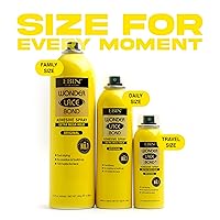 Vista 4 de Aerosol adhesivo - Original 14.2 fl. oz./420 ml Secado rápido, sin residuos, fórmula duradera con protección de bordes para adhesivo de peluca