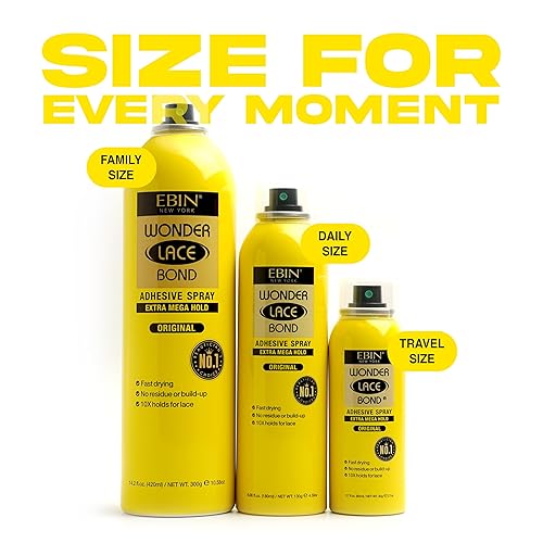 Miniatura 4 de Spray adhesivo  Original 14.2 fl oz.14.2 fl oz  Secado rápido, sin residuos, fórmula de larga duración con bordes protectores de encaje frontal