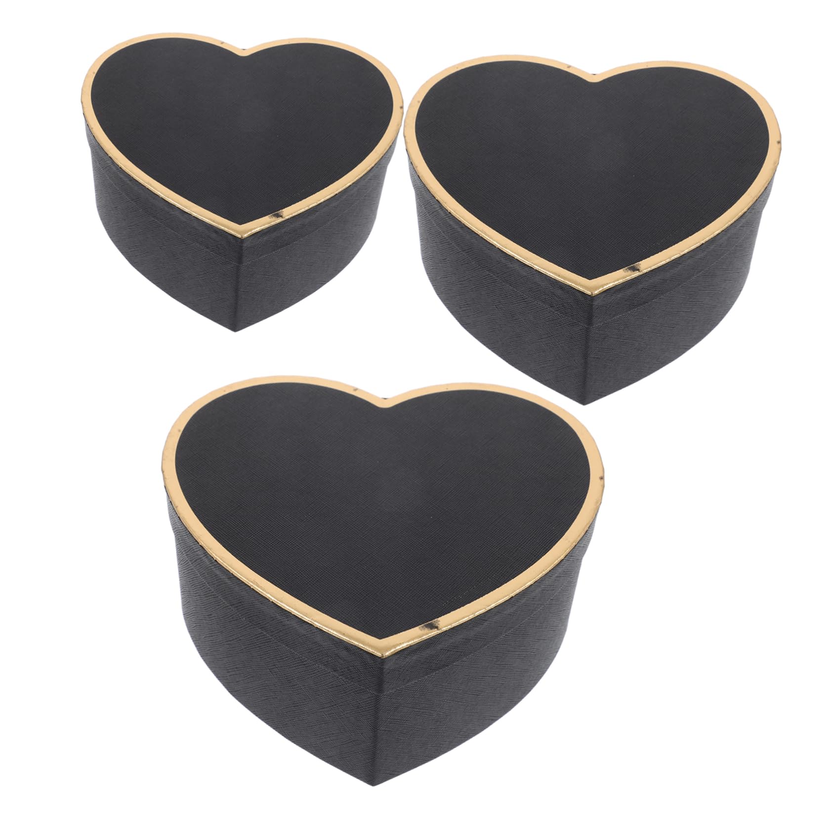 Beaupretty 3 Sätze Herzförmige Geschenkverpackungsbox Elegante Papierverpackung Mit Schleife Für Valentinstag Geburtstage Und Besondere Anlässe Leicht Und Tragbar Für Süßigkeiten 3 Stücke * 3