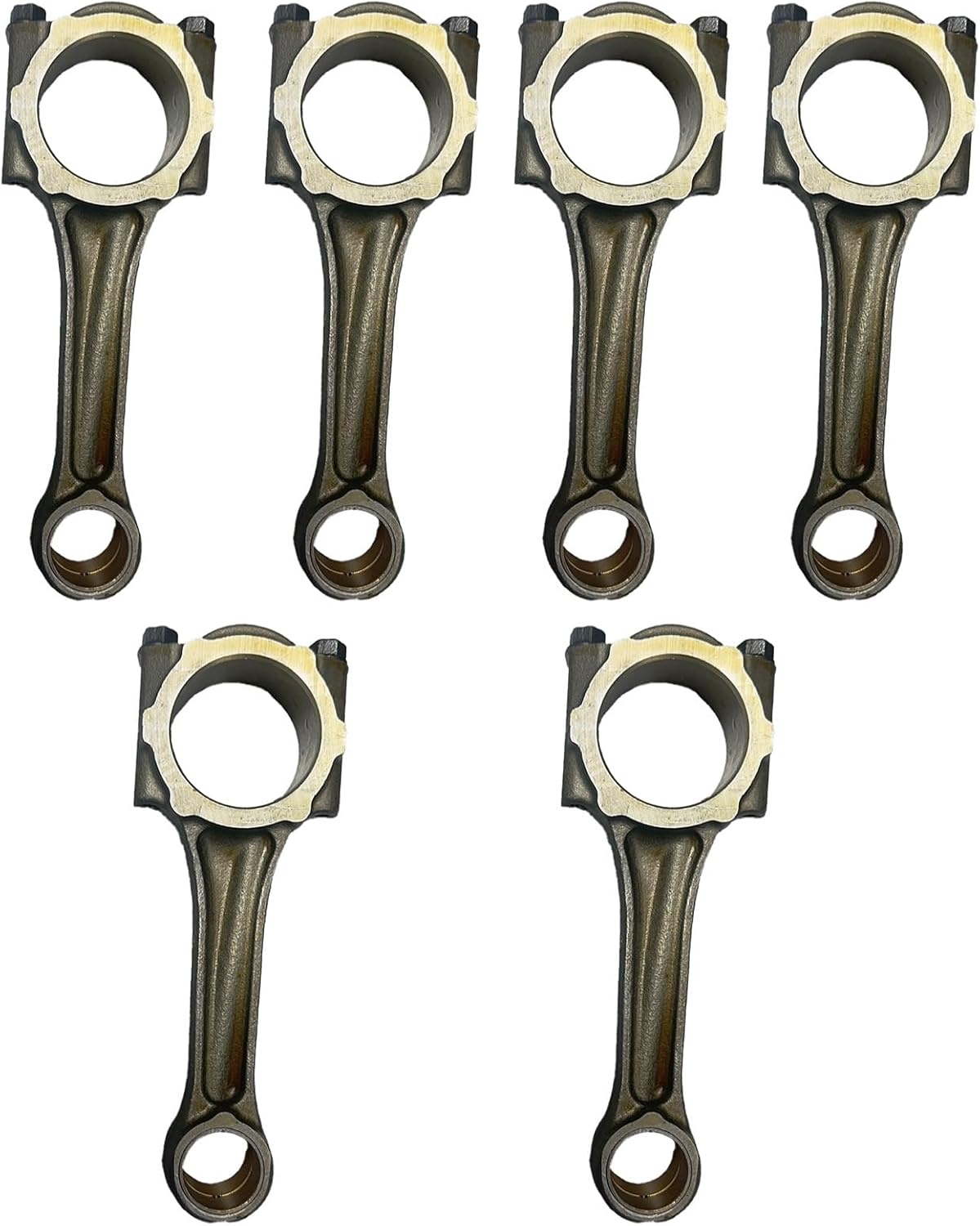 Connecting Rod 1122301040 1-12230-104-0 Suitable for Isuzu ELF 4BD1 6BD1 Truck Engine 6PCS