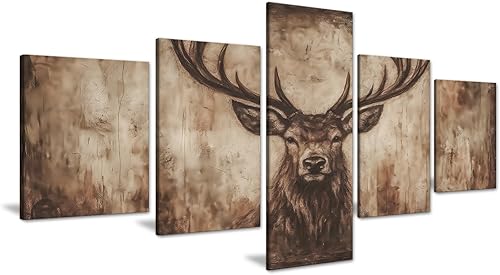 Miniatura 44 de 5 piezas de pintura sobre lienzo ardiente de fénix dibujado en estilo heráldico fuego fénix arte de pared vintage impresiones obras de arte arte