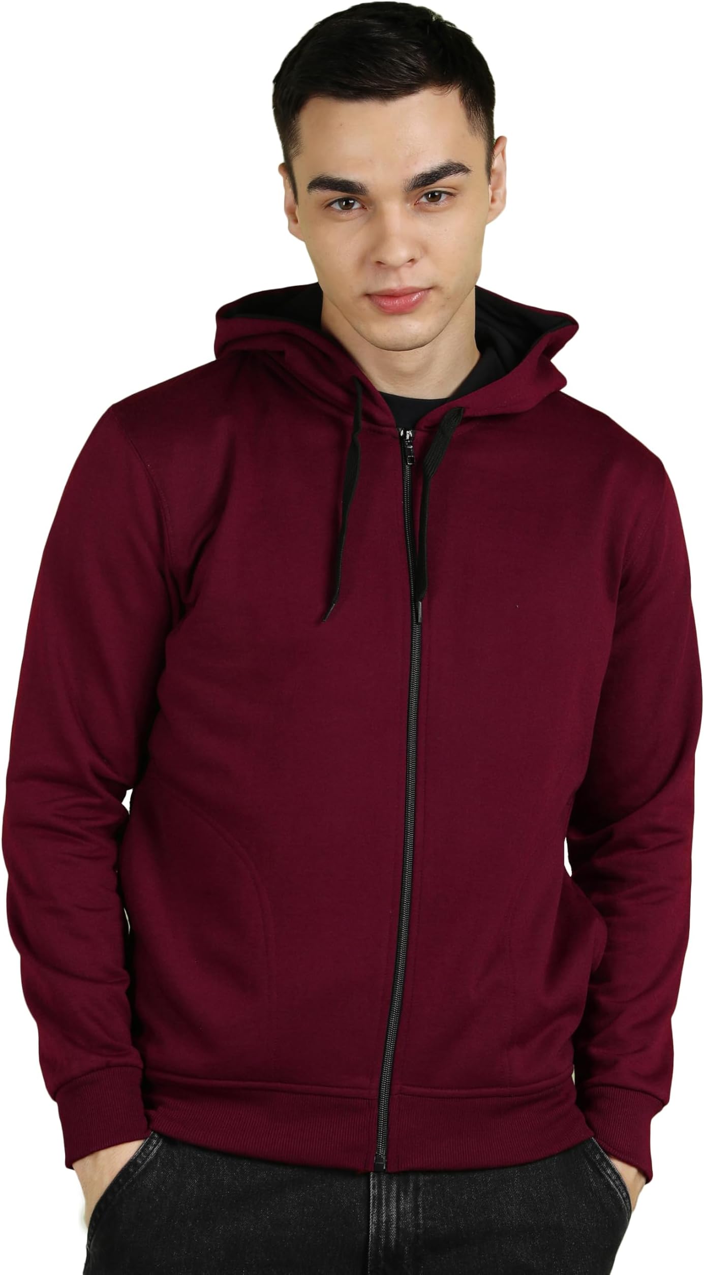 Alan Jones Clothing Men's Cotton Hooded Sweatshirt