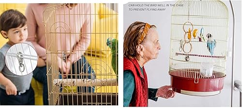 Miniatura 5 de heyous 6 ganchos de presión de aleación de zinc, hebilla de resorte giratoria de 360 grados, clips giratorios de metal resistentes para correas,