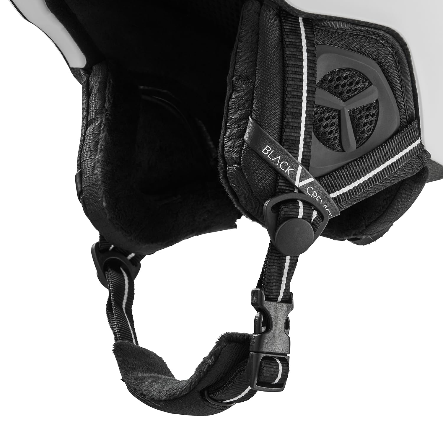 BLACK CREVICE Casco de esquí Aspen I Casco a Prueba de Golpes de diseño Deportivo I Casco de esquí Unisex I Casco de Snowboard y esquí Transpirable I Talla Ajustable