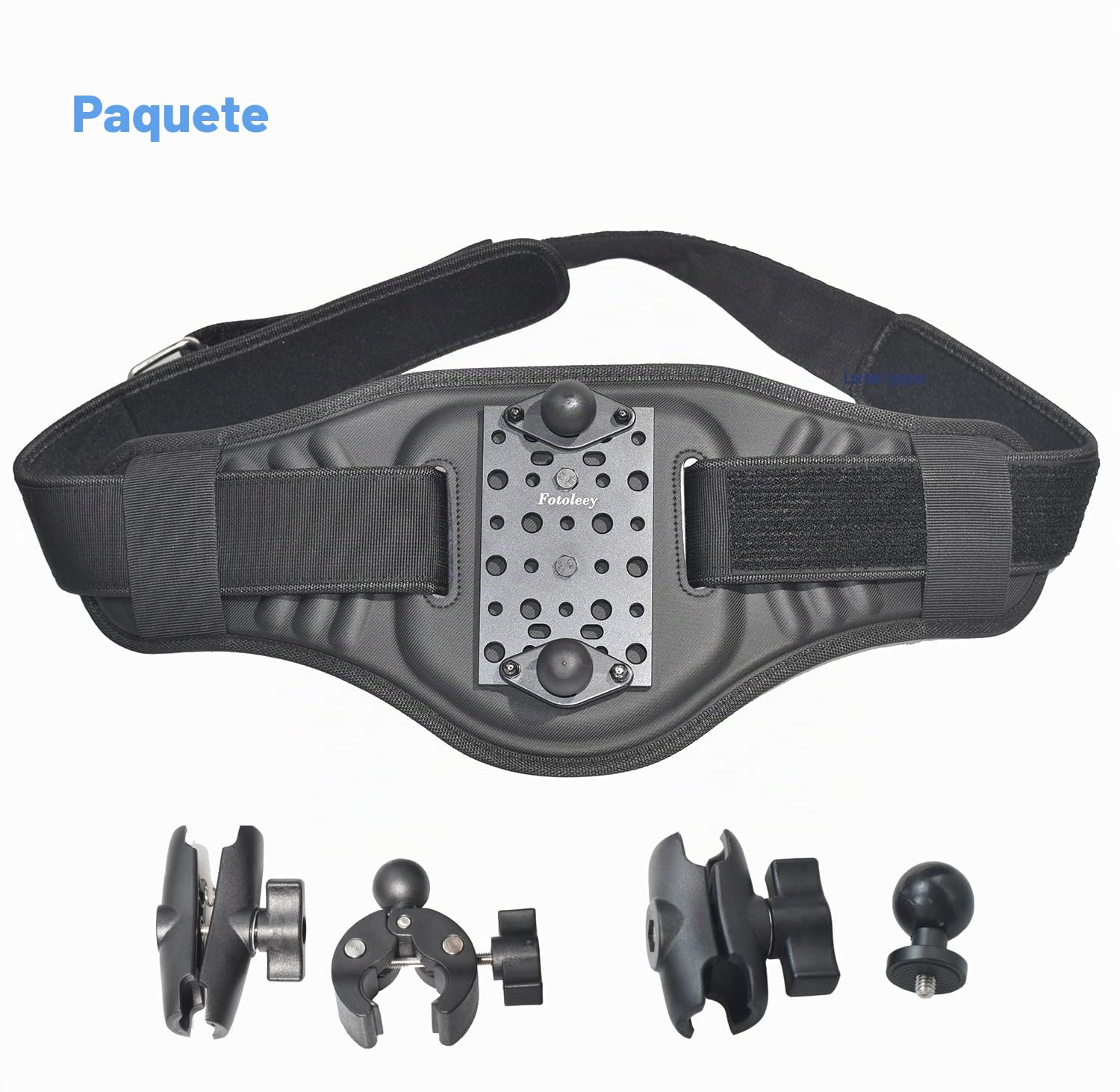 Waist Mount Back Bar - Barra trasera para Insta360 X5/X4/X3, One RS, Ace Pro, GoPro Hero 12, Max, compatible con DJI Osmo 360 (barra de extensión no incluida)