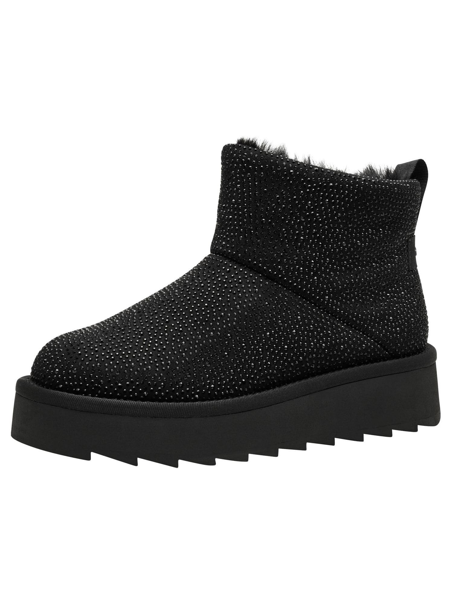 Tamaris Women's Ankle Boots 1-26831-41 Normal, Black Glam, 6 UK