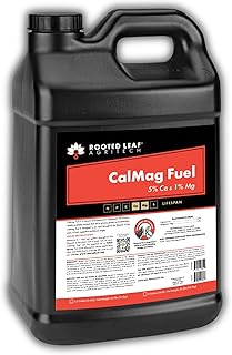 CalMag Fuel - Calcium and Magnesium Supplement with Zero nitrogen, Water Soluble, do not Adjust The pH, for Soil, Coco, peat, and foliar Spray - 2.5 Gallon