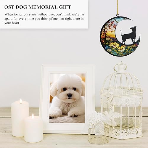 Miniatura 3 de Dohia Atrapasoles conmemorativo para perros, razas de perros, atrapa el sol para la pérdida de mascotas, regalos para amantes de los perros D1-YLGGGJ