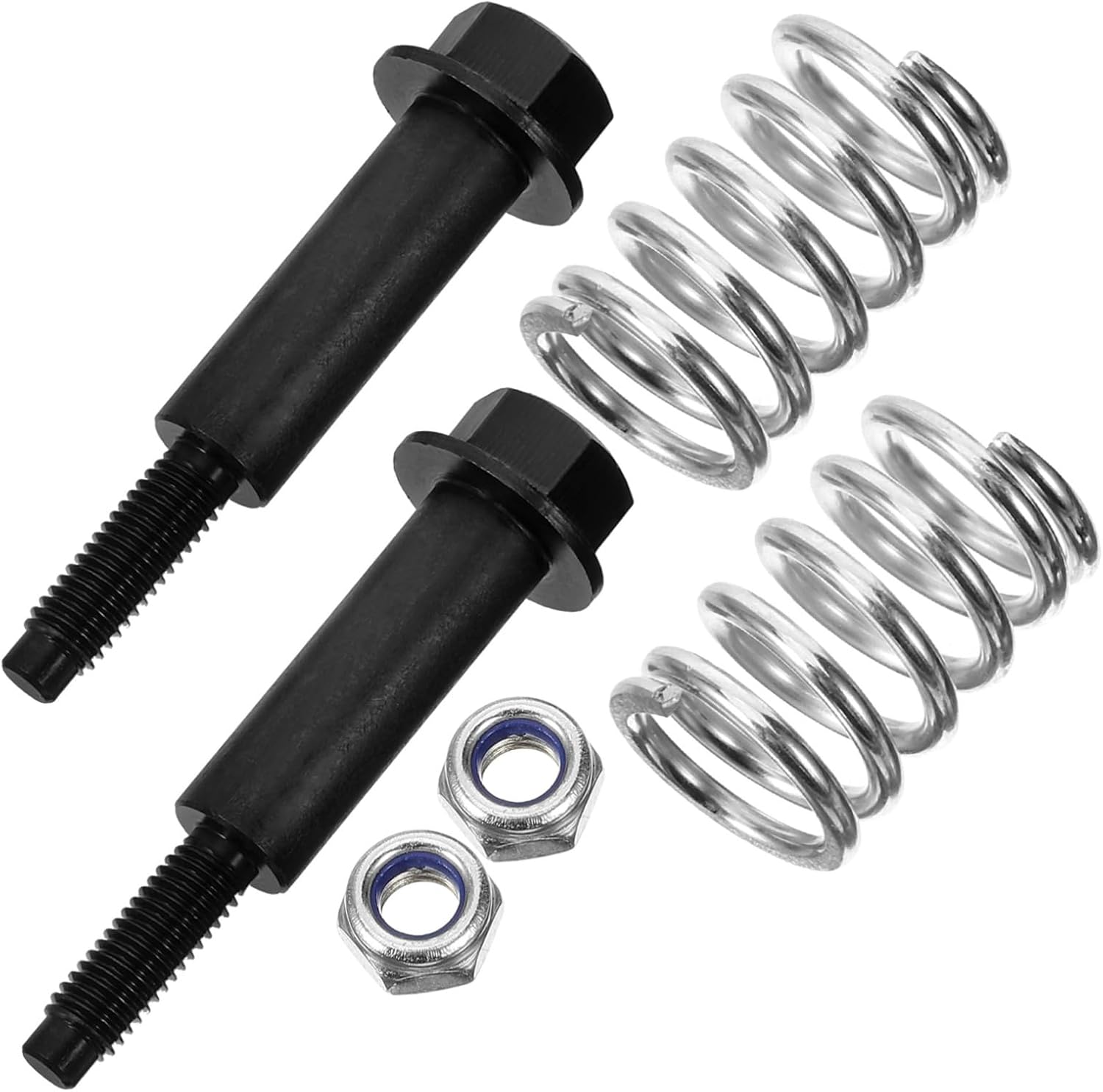 PRETYZOOM Manifold Studs Nuts Bolt Kit Bolt Spring Hardware for Car Modification Accessory