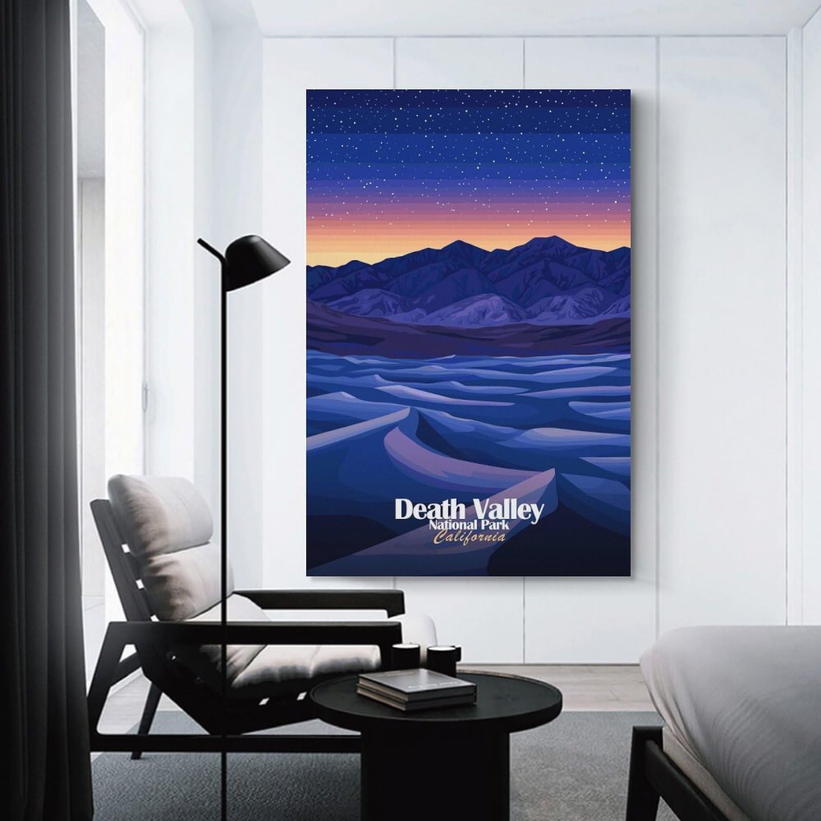 Junmoney Unframe-Style-4 Death Valley National Park(2) Decorative Canvas Print, 20X30inch(50X75cm), For Gallery Wall Decor And Room Displays, Wall Decor Suited To Curated Displays