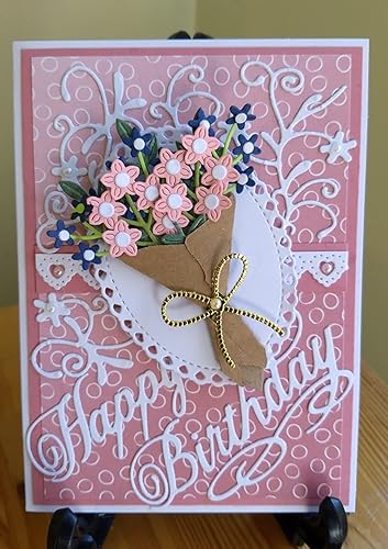 Miniatura 5 de Troqueles de metal con flores, hojas de flores, plantillas troqueladas para manualidades, álbumes de recortes, fotos, papel decorativo en relieve