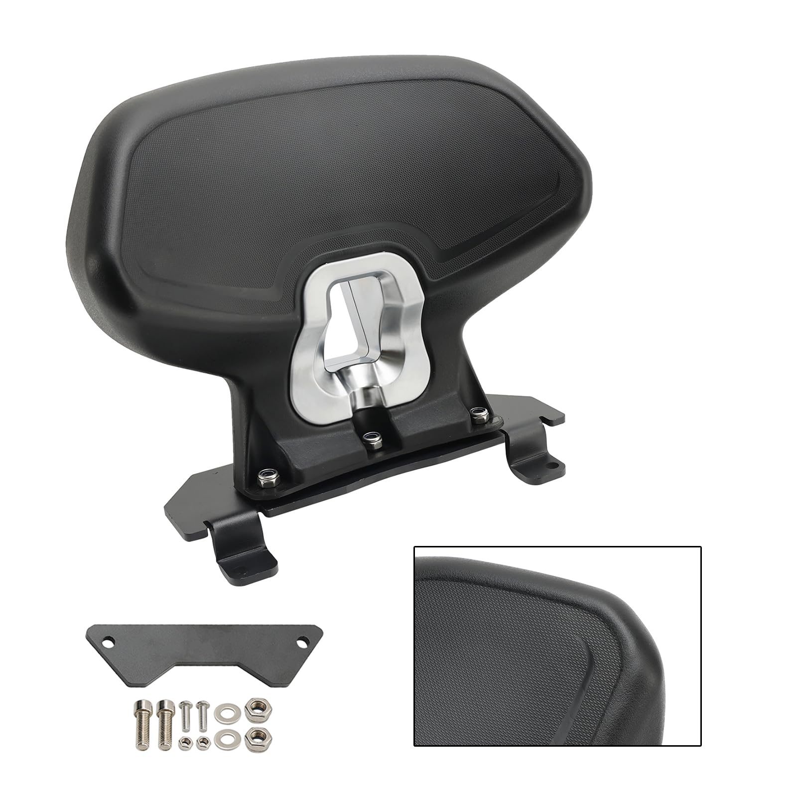 Topteng Passenger Sissy Bar Backrest Apto para BMW C400X 2018-2023 with Original handrails, Need Original Tailstock