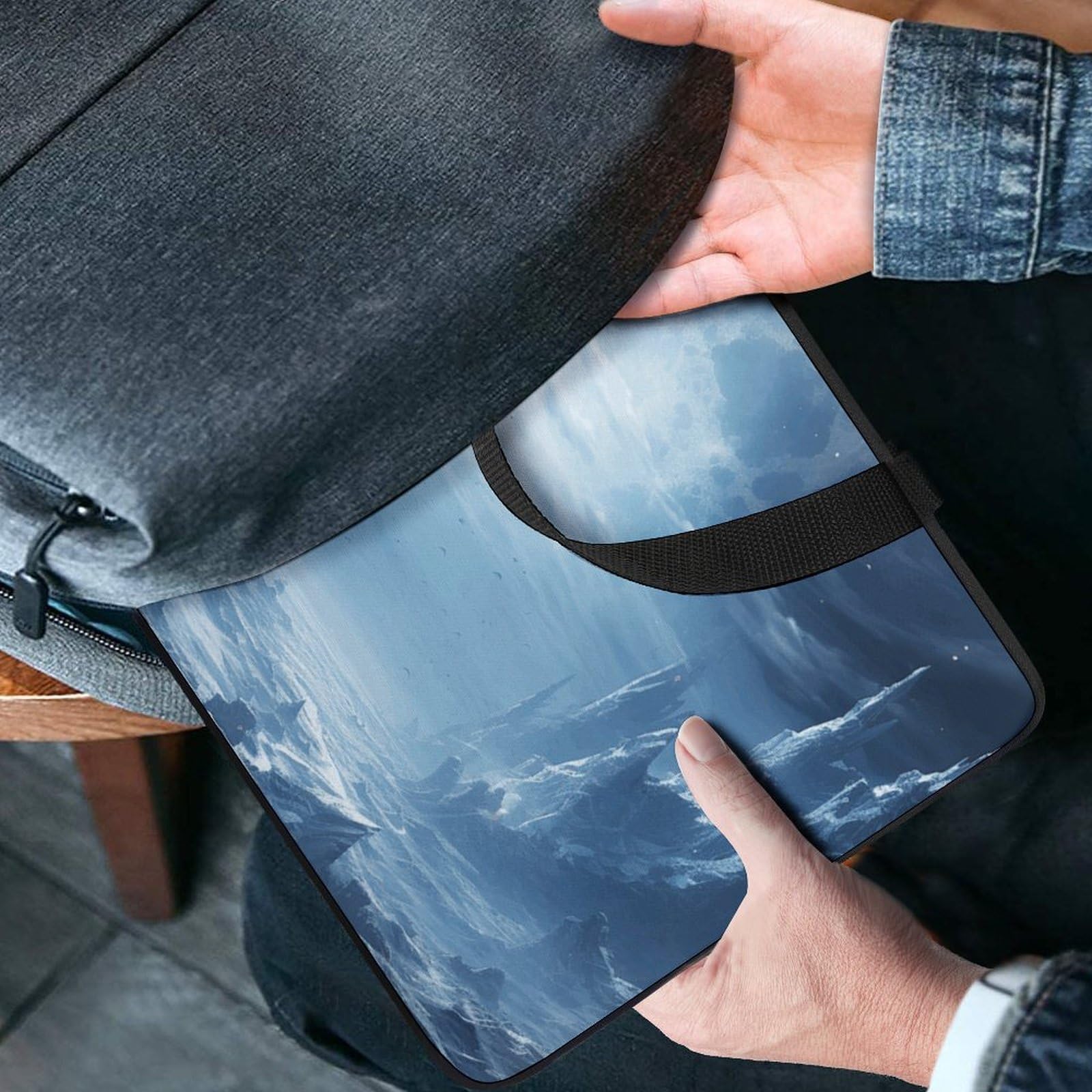 Belle immagini del manicotto del computer portatile Ultra-sottile, borse impermeabili del computer portatile, borsa protettiva portatile del computer con la cinghia della mano