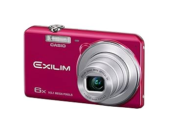 Amazon | CASIO デジタルカメラ EXILIM 1610万画素 6倍 レッド
