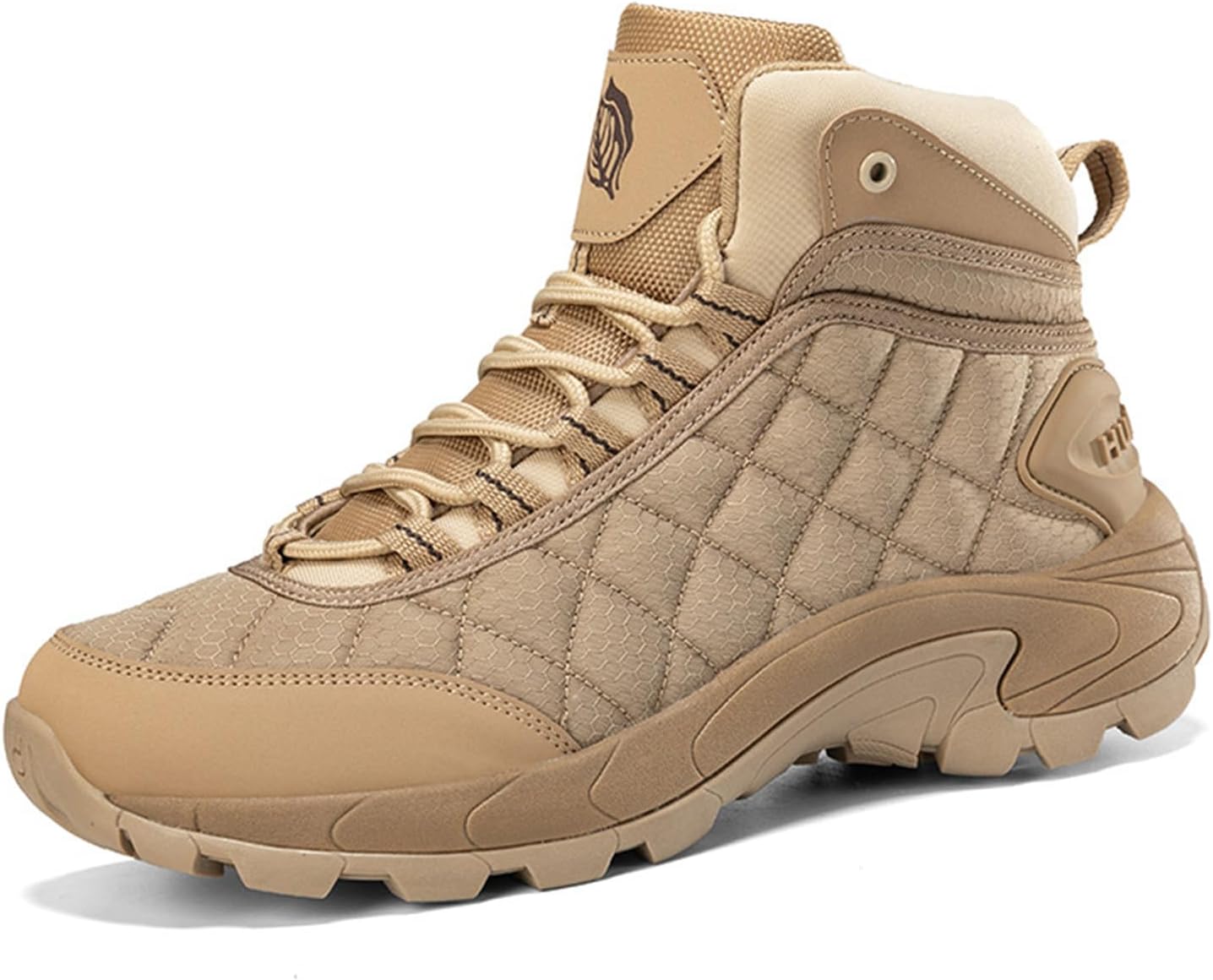 Men's Non-Slip Lug Sole Outdoor Tactical Boots Comfort Lightweight Hiking Boots for Work Training Backpacking