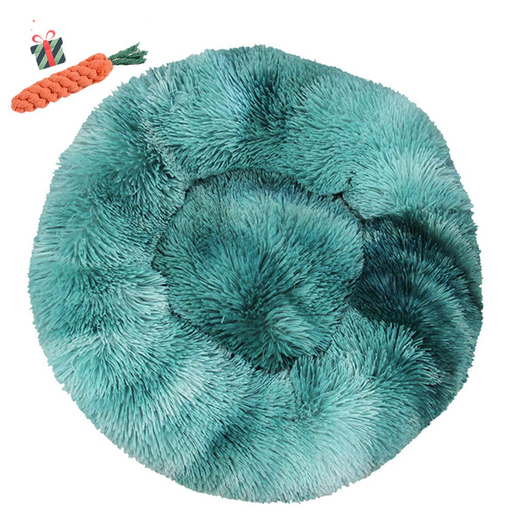 Panier rond chien Chickw1 coussin chat panier donut lavable en peluche 90cm