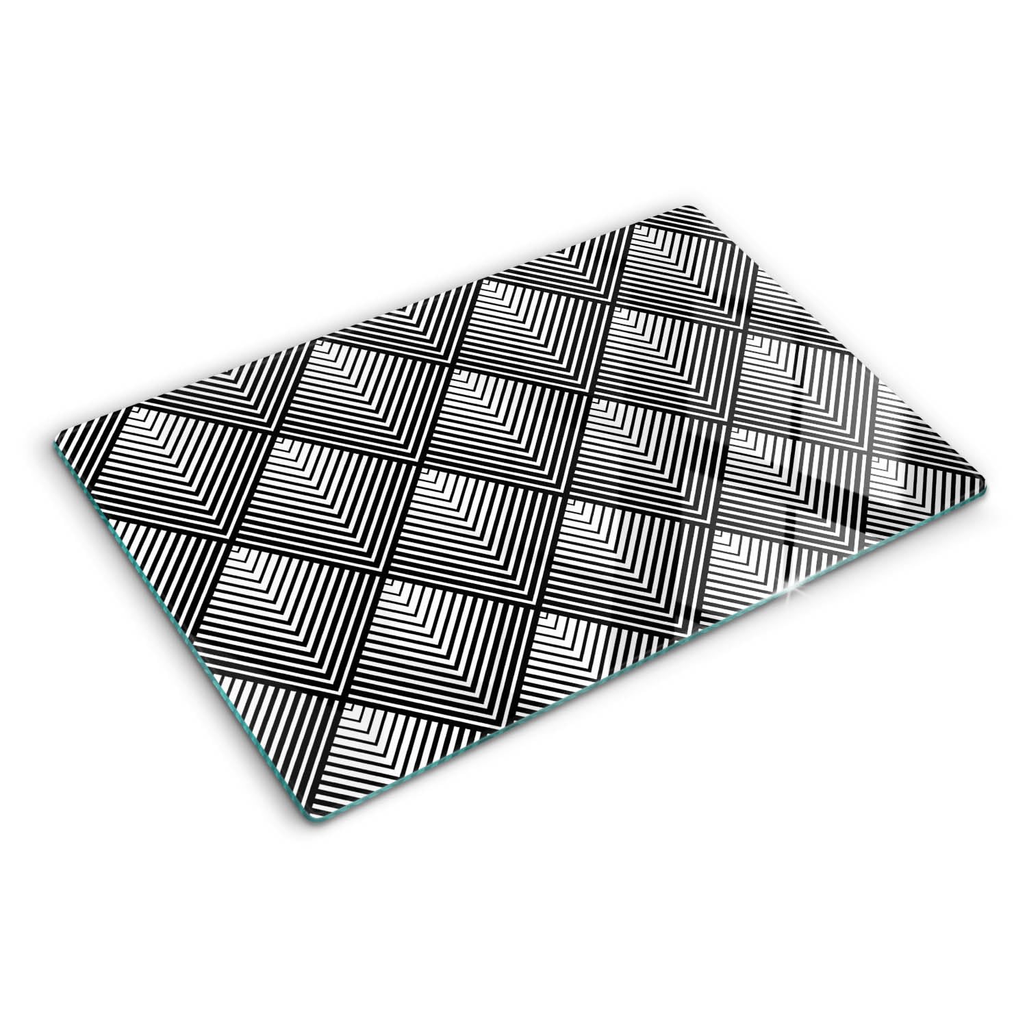 Planche à découper en verre trempé Tulup 80x52cm pour plaque induction