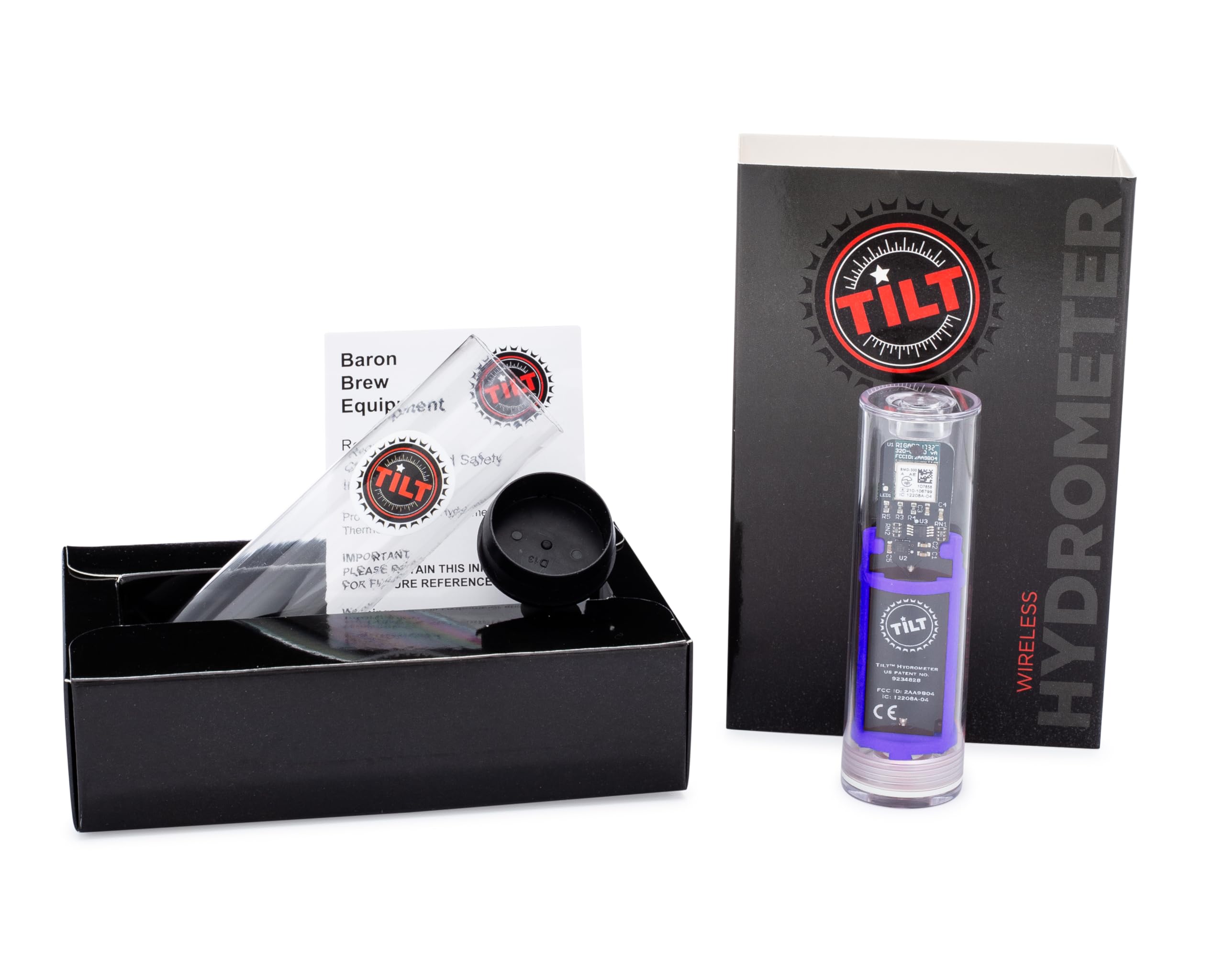 TILT™ Idrometro E Termometro Digitale Giallo – Controllo Fermentazione Via App (iOS/Android) – Wireless Per Birra E Idromele – Precisione SG E Temperatura