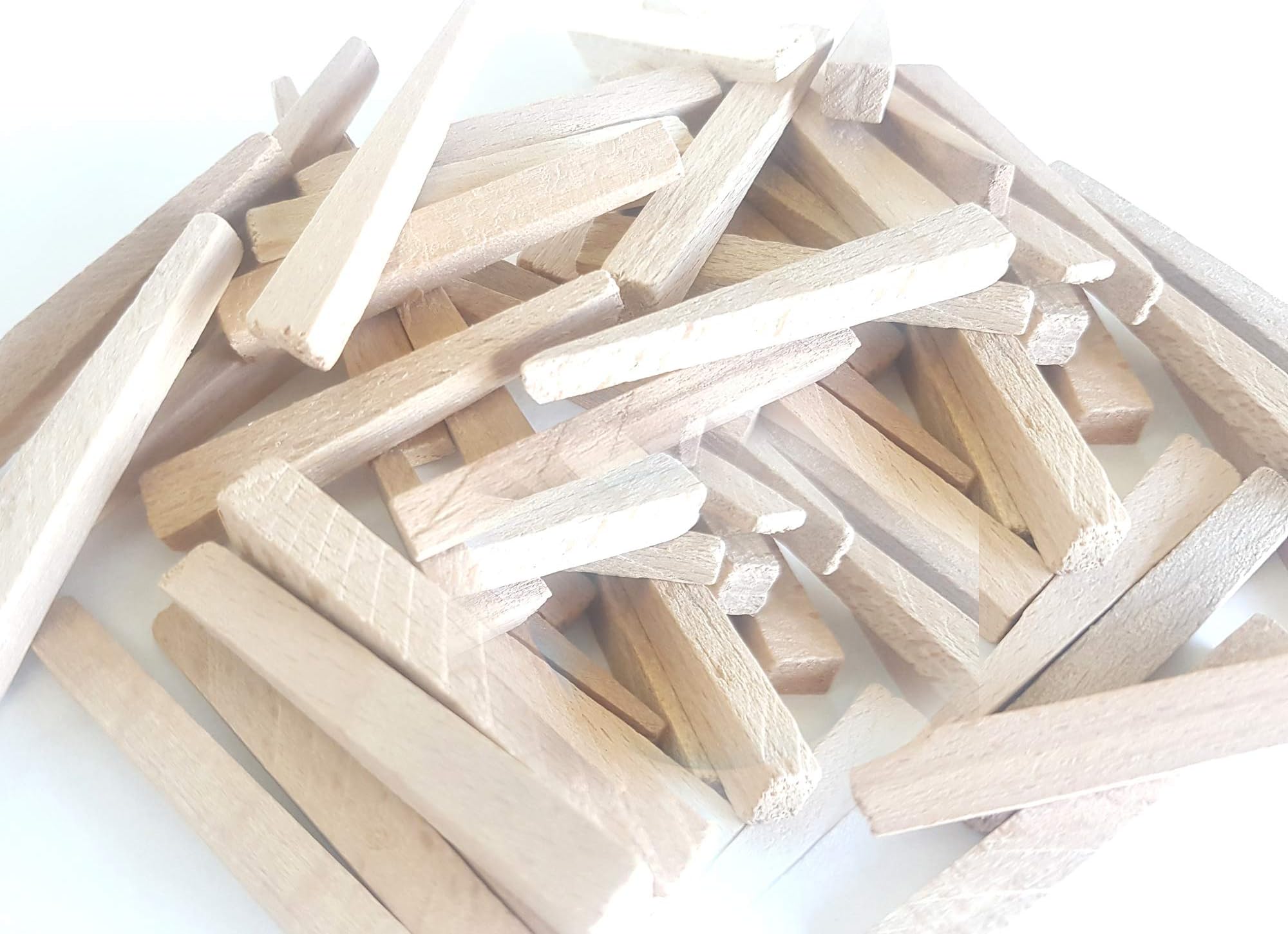 Beech Wood Tile Wedges - Pack of 50