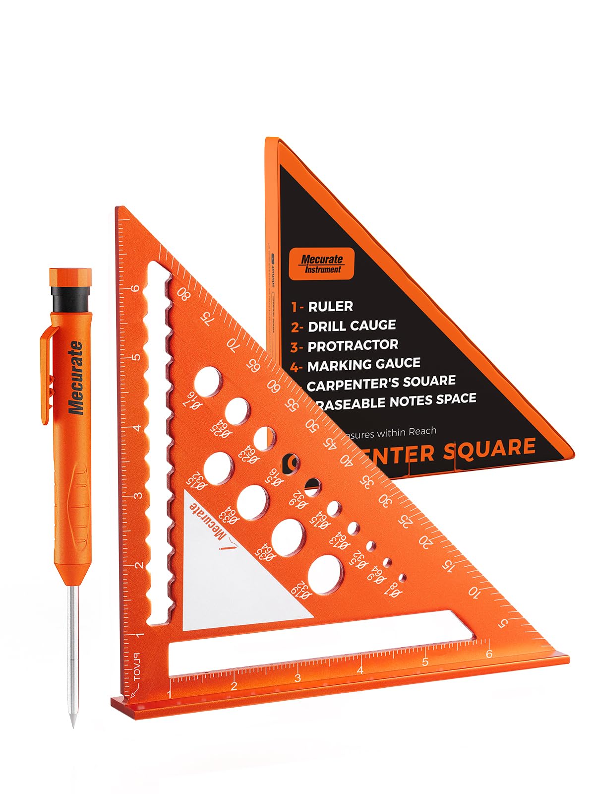 Mecurate Rafter Square - Precision Carpentry Tool -9 Mecurate Rafter Square - Precision Carpentry Tool -9