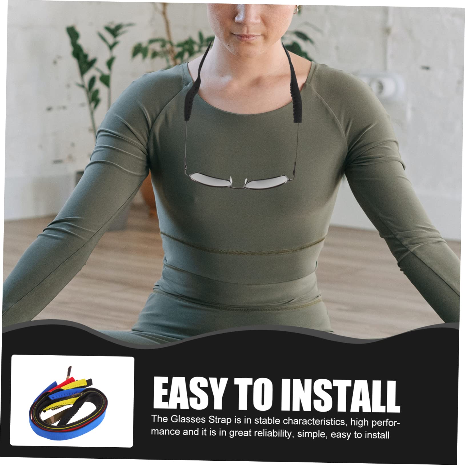 BUTIFULSIC 6pcs Neoprene Glasses Rope Sunglasses Aunglasses Sun Glasses Eye Glasses Eyeglass Holder Glasses Frames Glasses Chain Glasses Holder Hanging Lanyard Sports Glasses Strap