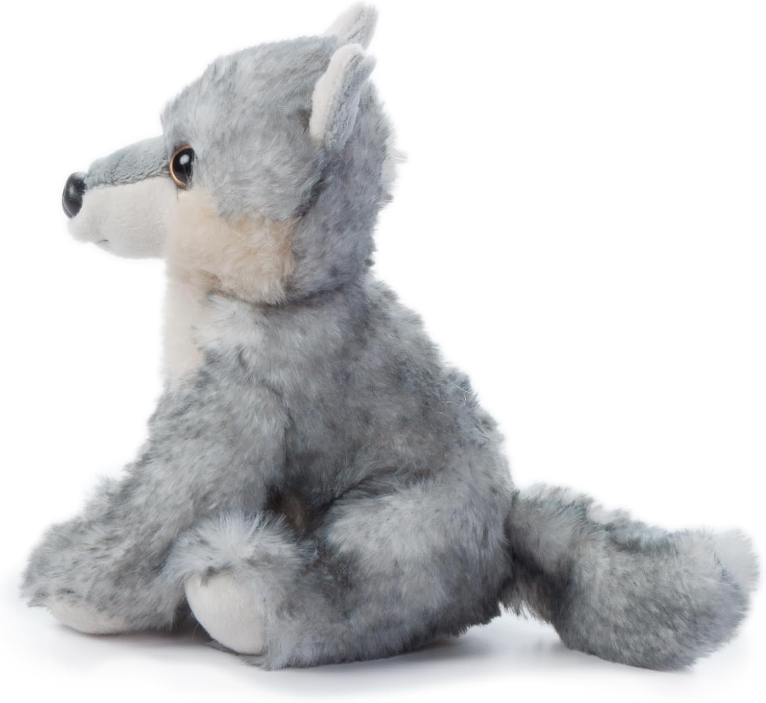 The Petting Zoo Wolf Stuffed Animal Plushie, Babiez, Kids Gifts, 6 in image 2