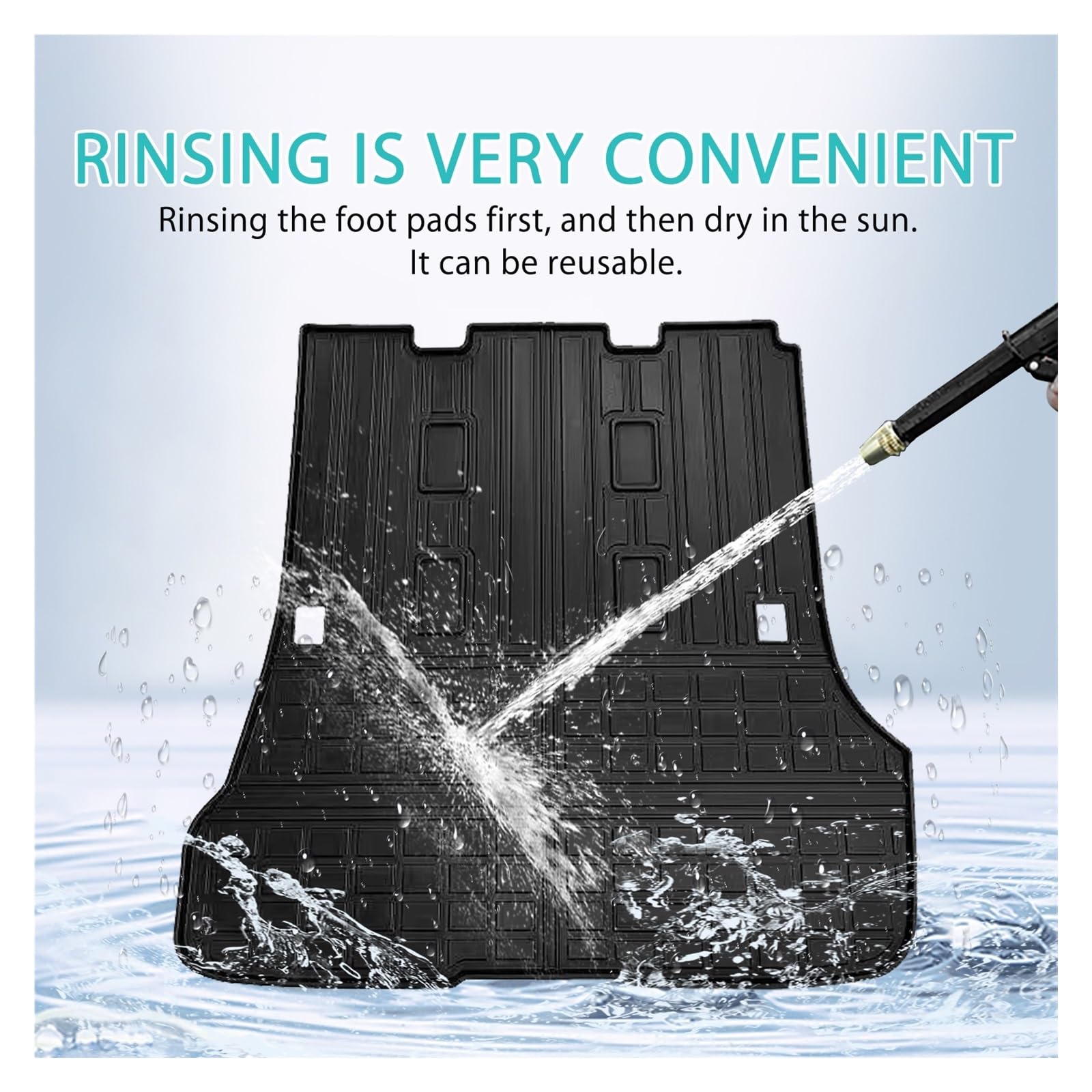 3D Car Floor Mats Compatible with Nissan Serena C28 TPE Cargo Liner Waterproof Protective Car Pad Auto Accessories — view 4