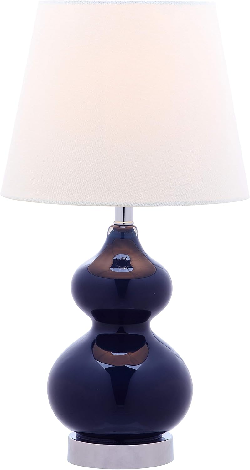 Exclusive Discount 90% Price Safavieh Kids Lighting Collection Eva Navy Double Gourd 19-inch Bedroom Living Room Home Office Desk Nightstand Table Lamp (LED Bulb Included)