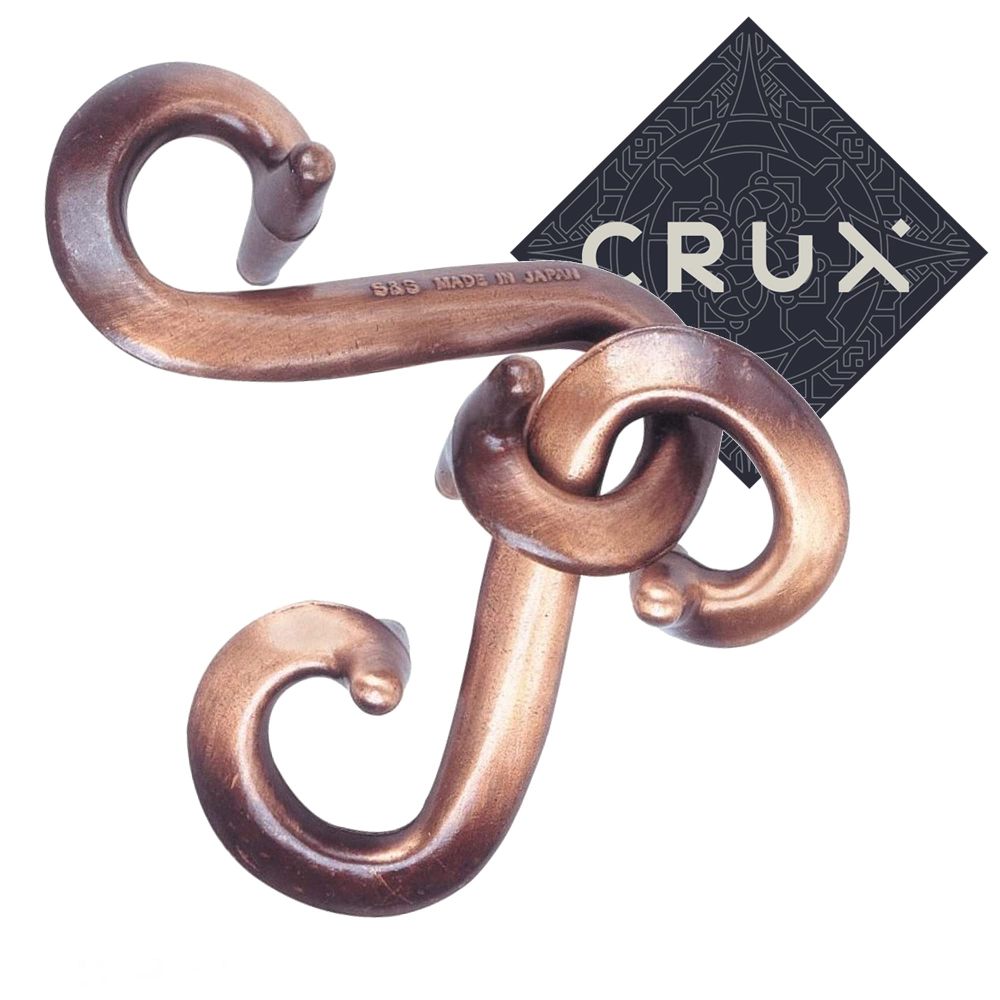 Hanayama and Crux PuzzlesCast S&S - Level 3 of 6 - Mid Range - Includes Sticker